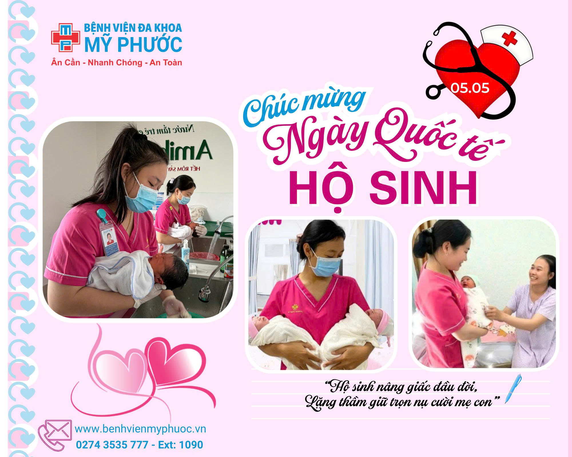 Ngày Quốc tế Hộ sinh 05/05: Tôn vinh người nâng niu sự sống đầu đời