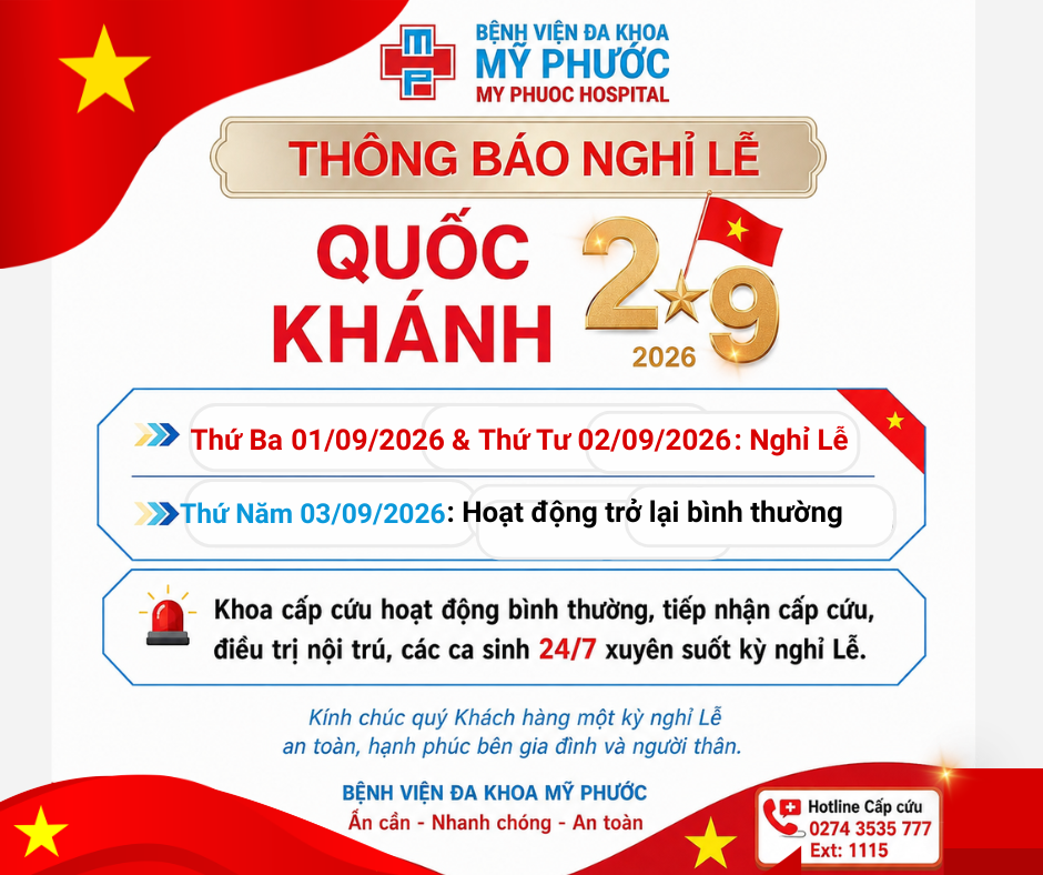 Thông báo lịch nghỉ Lễ Quốc khánh 02/09/2026