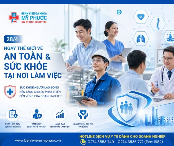 8/4 – Ngày Thế giới An toàn & Sức khỏe tại nơi làm việc