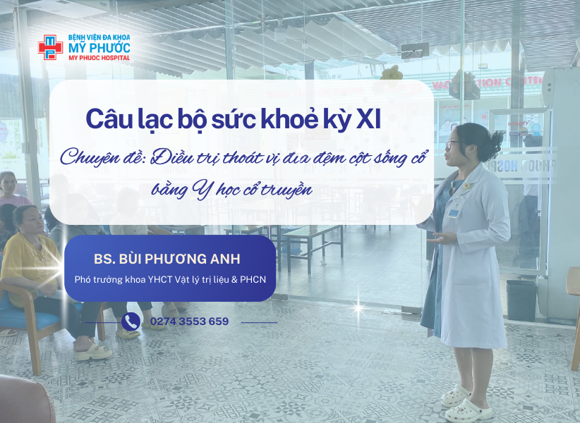 Câu lạc bộ sức khỏe kỳ X/2025 - Chuyên đề: Điều trị thoát vị đĩa đệm cột sống cổ bằng Y học cổ truyền
