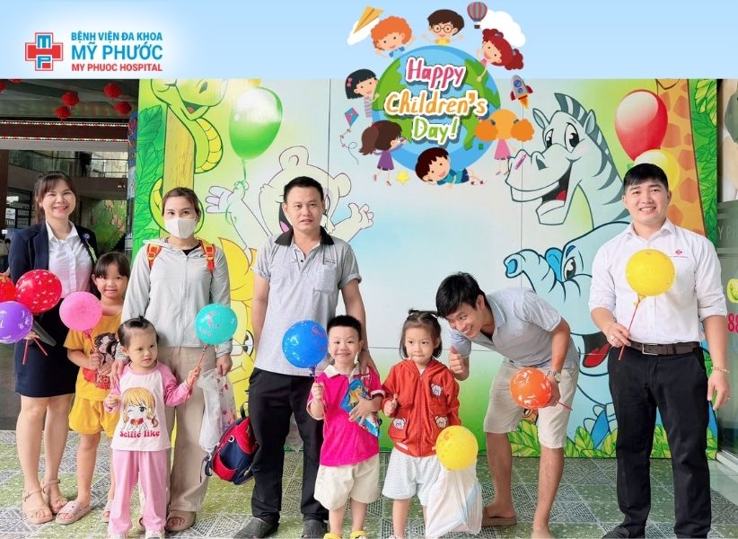 Quốc tế thiếu nhi ngập tràn yêu thương tại bệnh viện Đa khoa Mỹ Phước