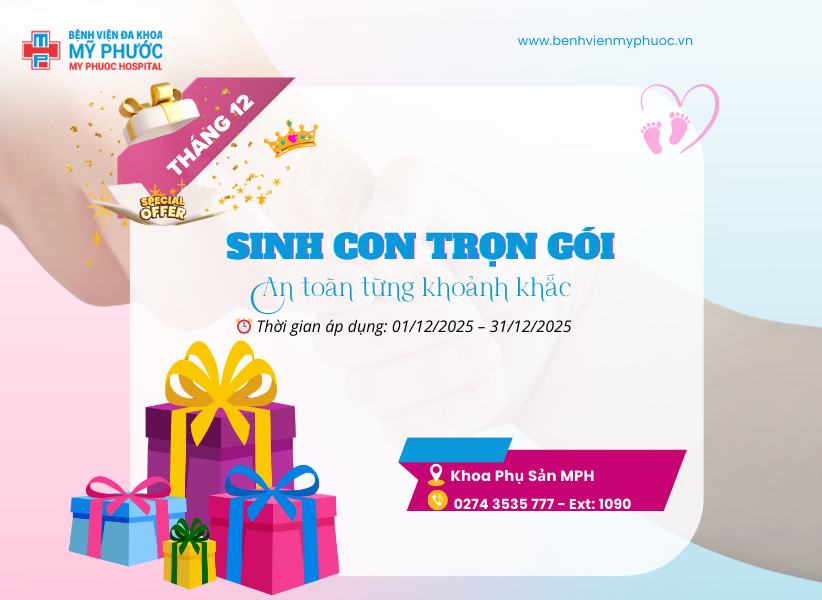 Tháng 12 – Chạm ngưỡng yêu thương, Mẹ nhận ưu đãi khi sinh con tại MPH