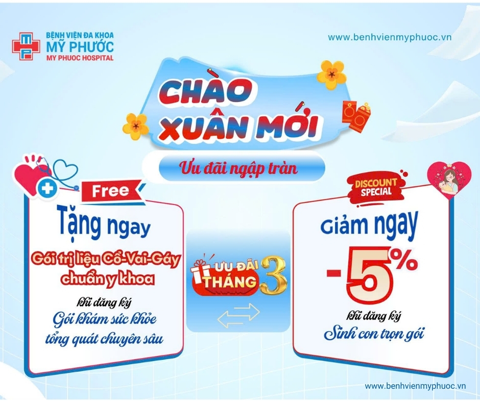 Ưu đãi tháng 3  – Khởi đầu mới cho một năm khỏe mạnh